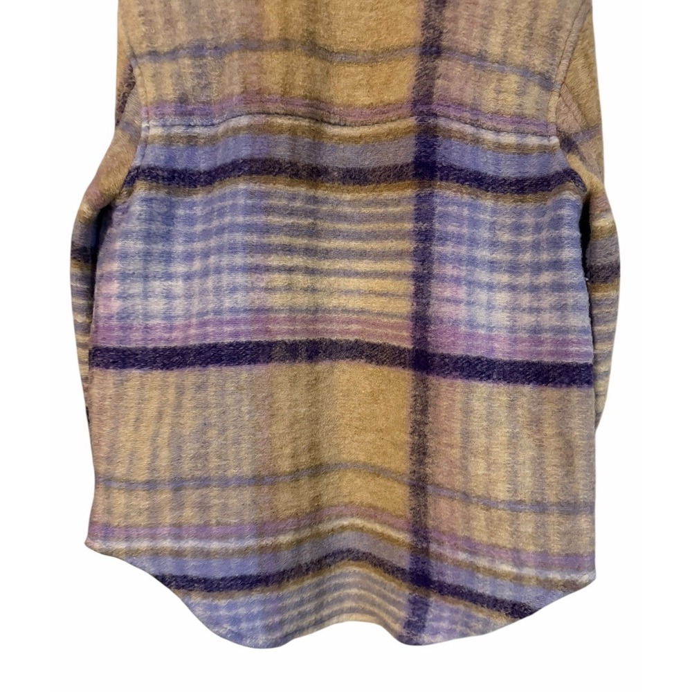 Wilfred Free Aritzia The Ganna Shirt Jacket Elaine Violet Purple Women's Size M - Picture 6 of 13